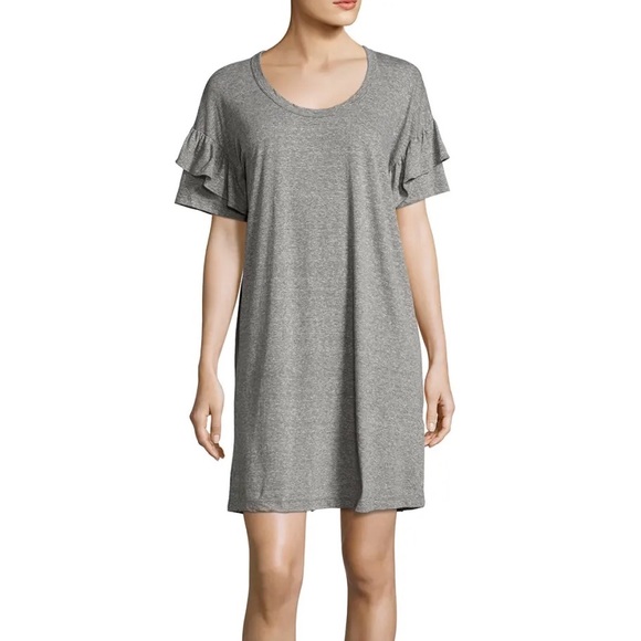 Current/Elliott Ruffle Roadie T-Shirt Dress - Picture 1 of 1